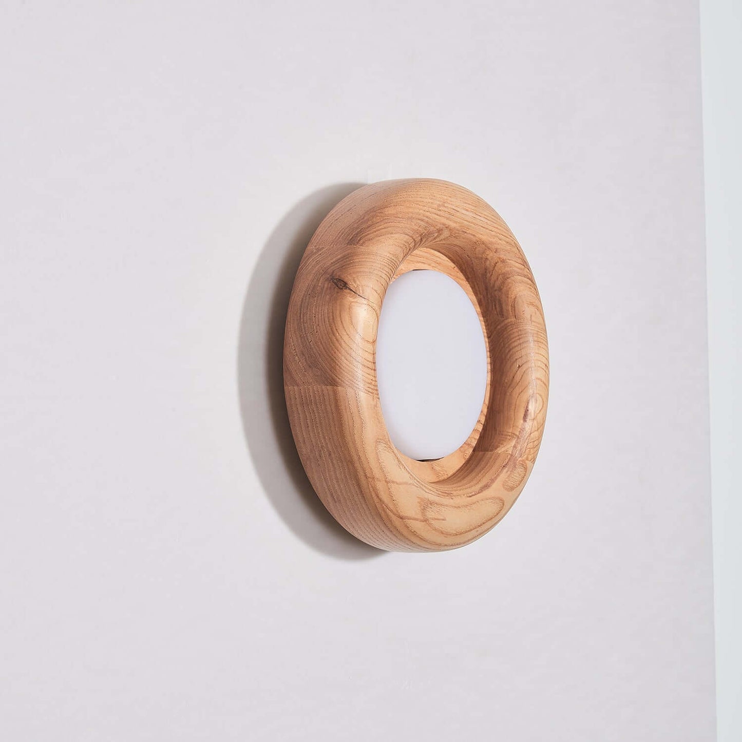 Contemporary Wooden Led Wall Lamp