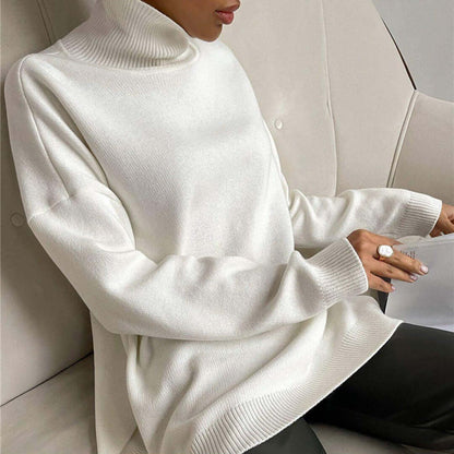 Ladies' Crew Neck Knit Sweater