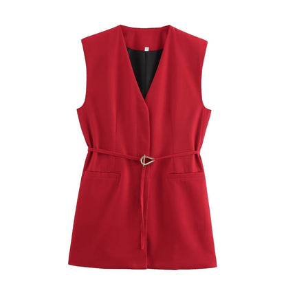 Classic Fit Waistcoat & Flowy Trousers