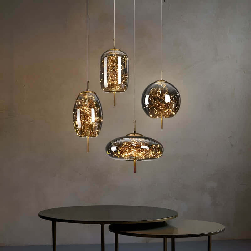 Warm Bronze Multi Light Pendant Lamp - Luxivelle