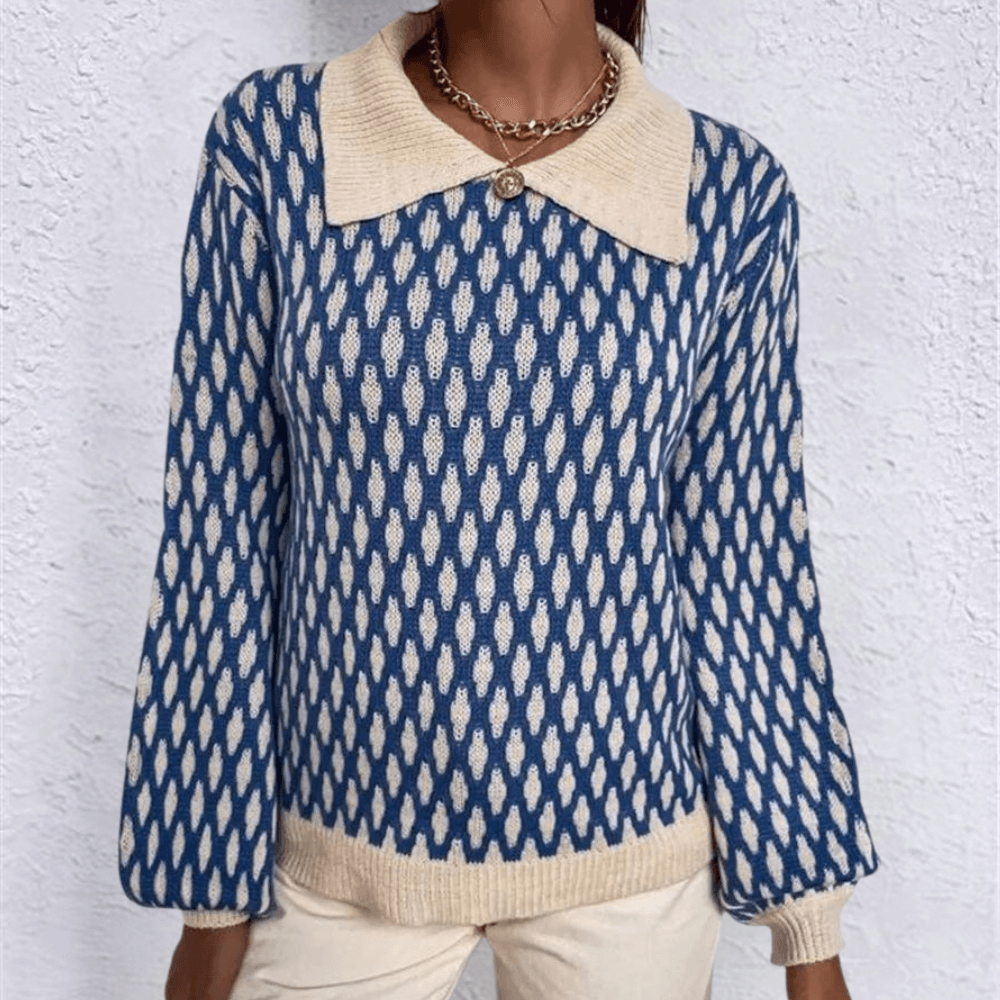 Ladies Cozy Crew Neck Sweater - Luxivelle