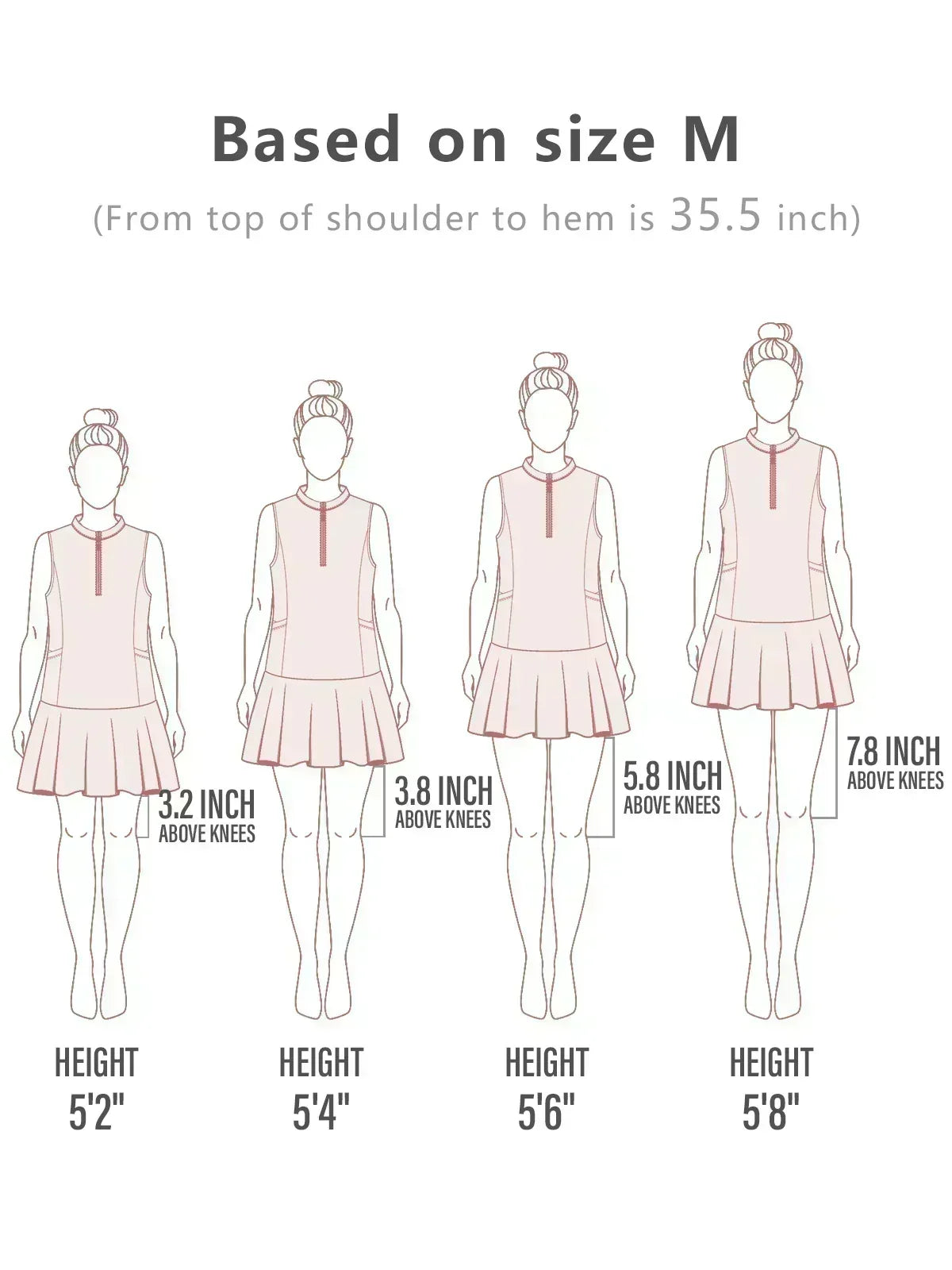 Women's Athletic Ruffle Golf Tennis Dress