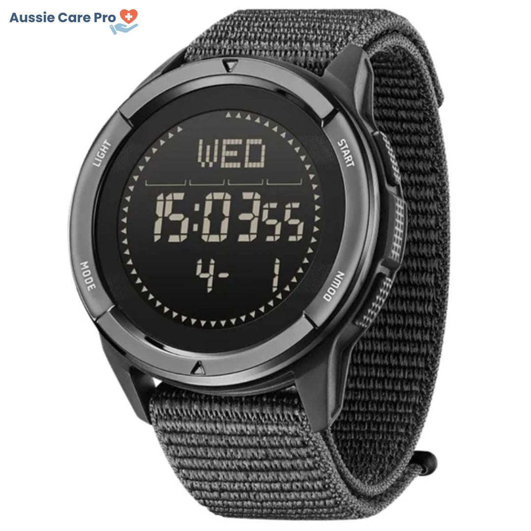 Premium Black Leather Watch