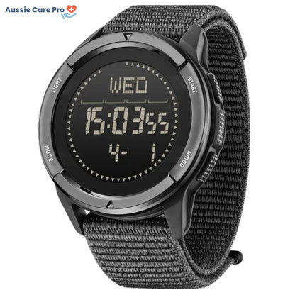 Premium Black Leather Watch