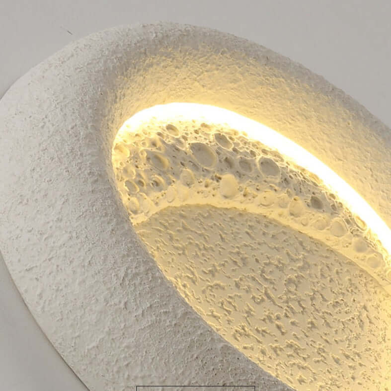 Contemporary Circular Plastic Wall Lamp