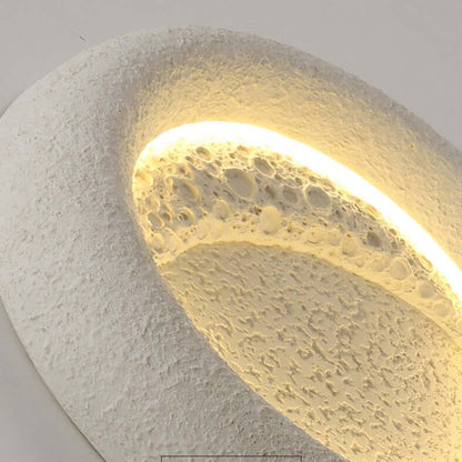 Contemporary Circular Plastic Wall Lamp