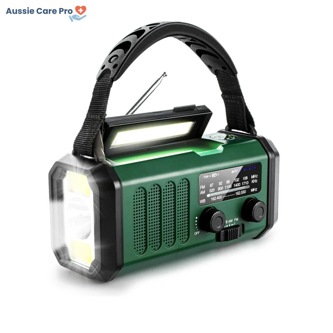 Portable Solar Powered Emergency Radio Kit - Luxivelle