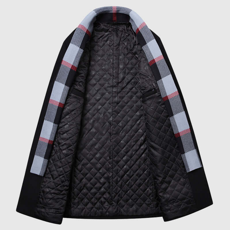 Warm Men's Winter Overcoat