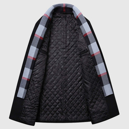 Warm Men's Winter Overcoat
