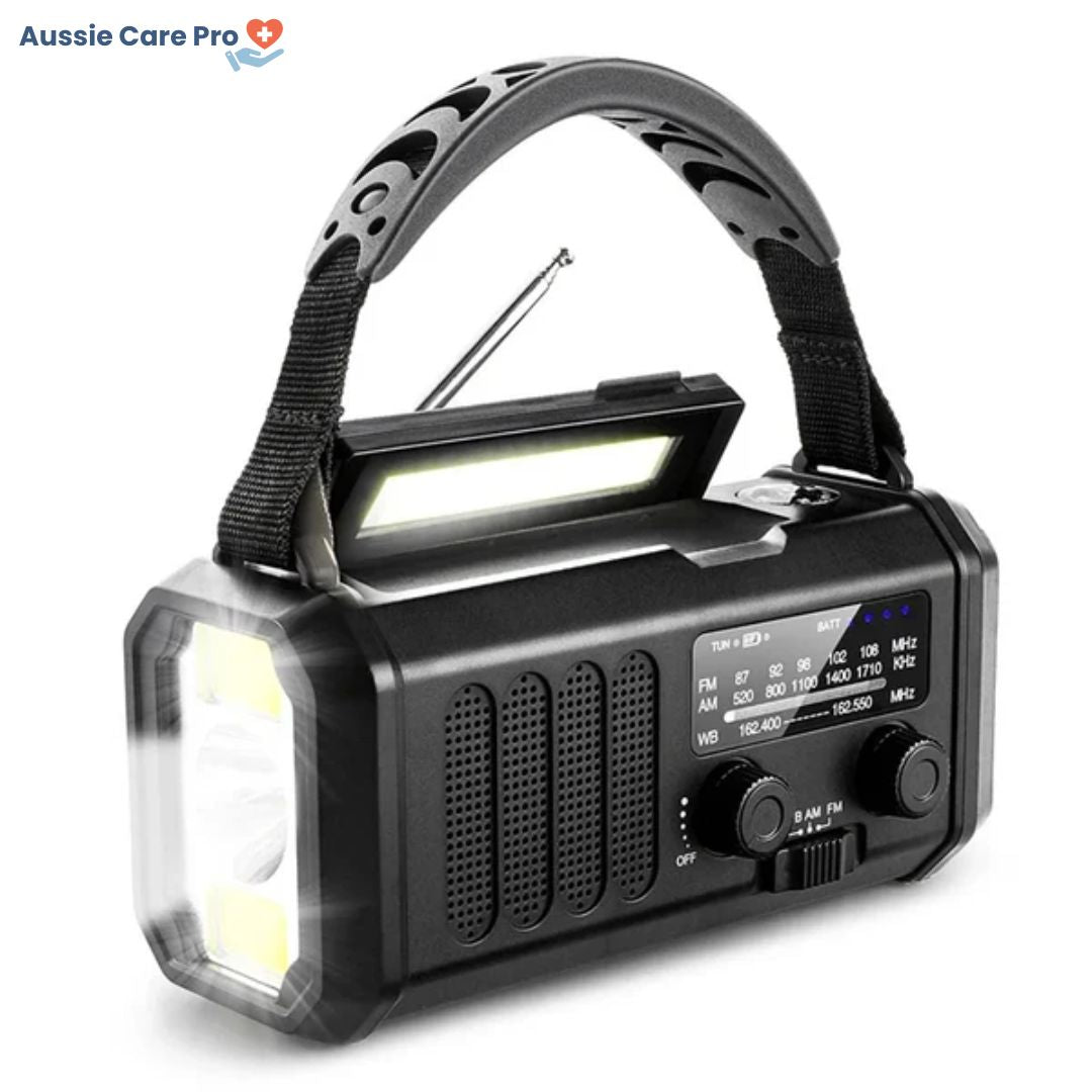 Portable Solar Powered Emergency Radio Kit