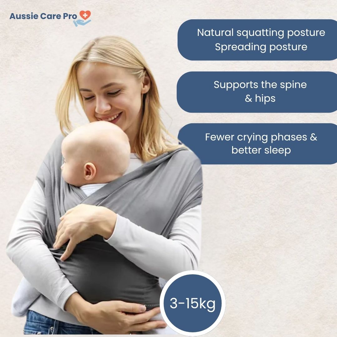 Comfortable Baby Carrier Sling - Adjustable Ergonomic Wrap
