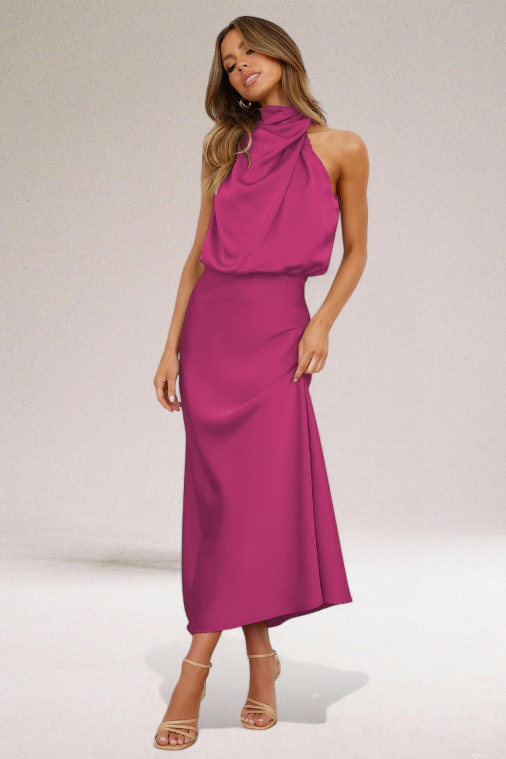 Zara | Glamorous satin dress