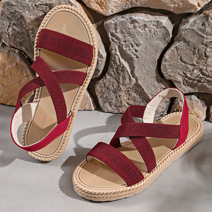 Comfortable Braided Flat Sandals