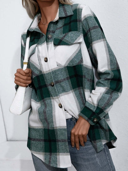 Warm Plaid Snow Sweater - Luxivelle