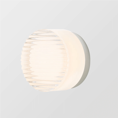 Contemporary Circular LED Outdoor Wall Lamp