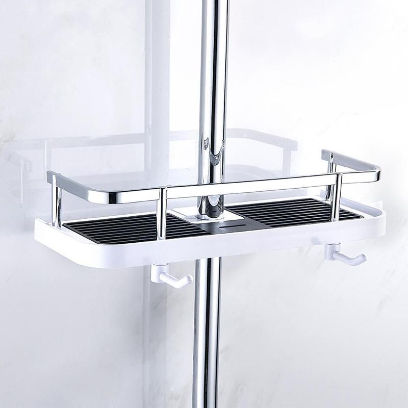 Easy Install Shower Caddy - Compact Bathroom Shelf - Luxivelle