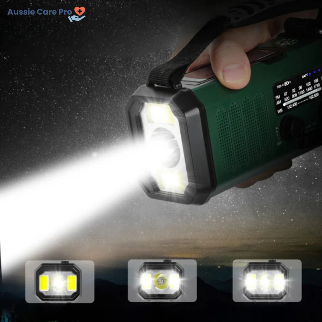Portable Solar Powered Emergency Radio Kit