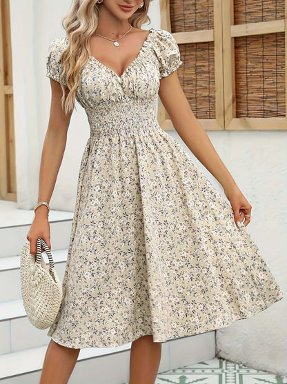 Beautiful Garden Party Midi Dress