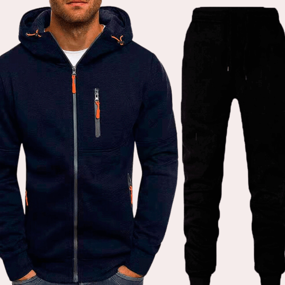 Men's Casual Sweatpants Hoodie Set