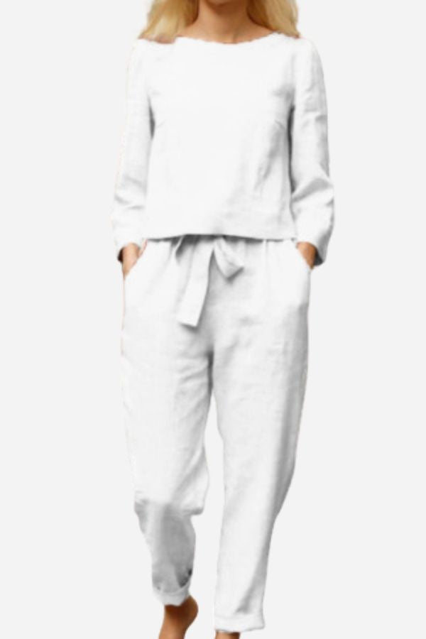 Bella | Two Piece Set for Women - Linen Co Ord Set-1