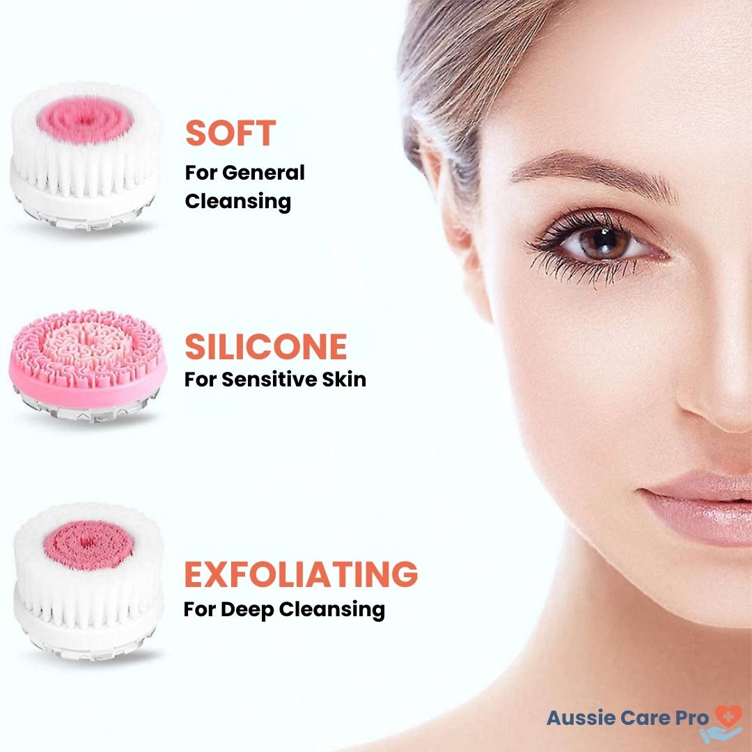 Gentle Exfoliating Face Brush - Daily Pore Cleanser & Toner