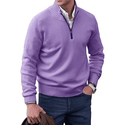Cozy Men's Crew Neck Wool Sweater