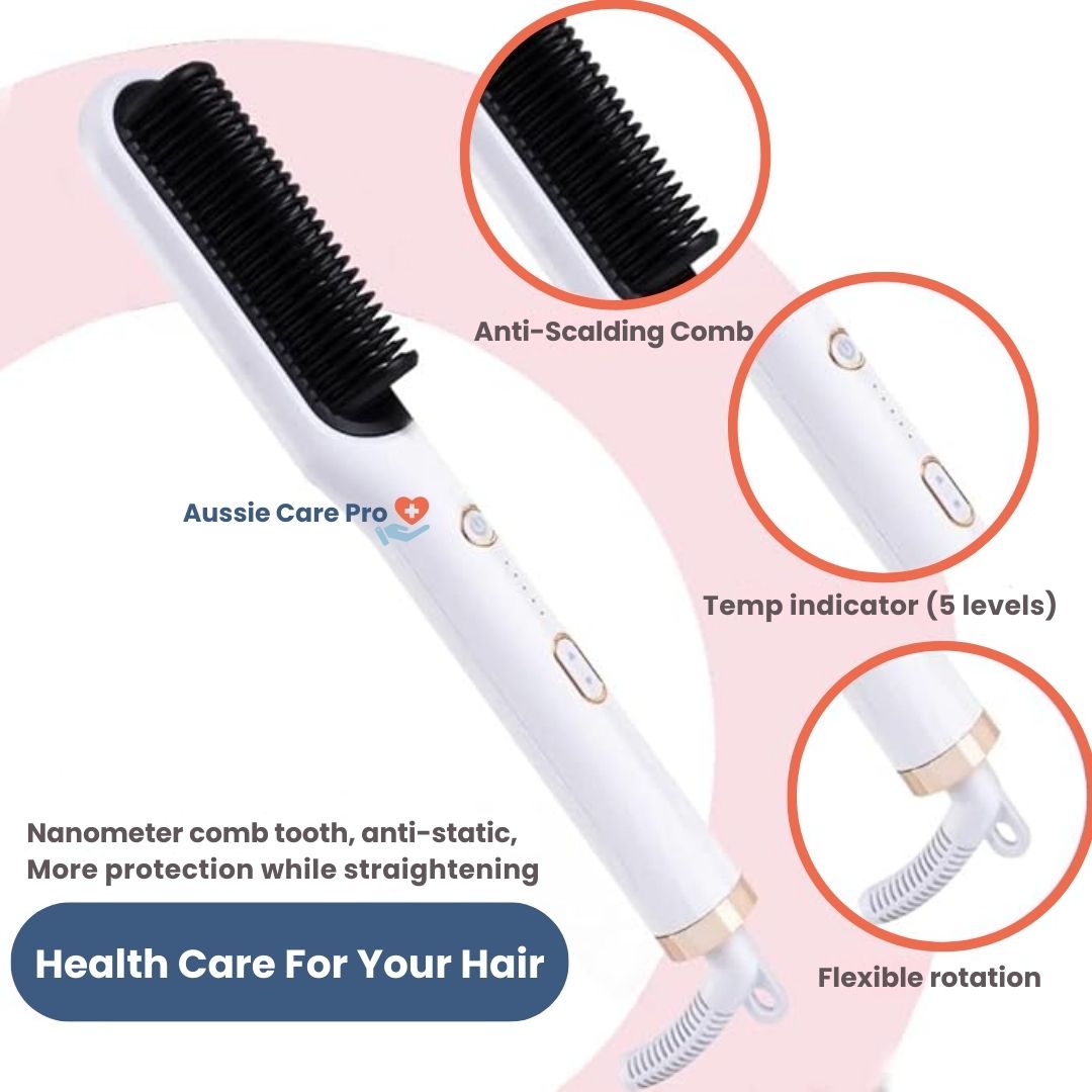 Professional Salon Hair Straightener - Fast, Easy & Frizz Free