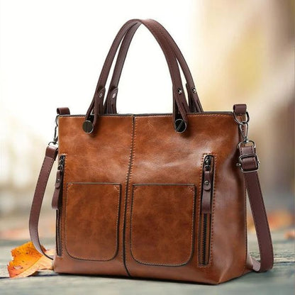 Fashionable Faux Leather Fall Crossbody Bag - Luxivelle