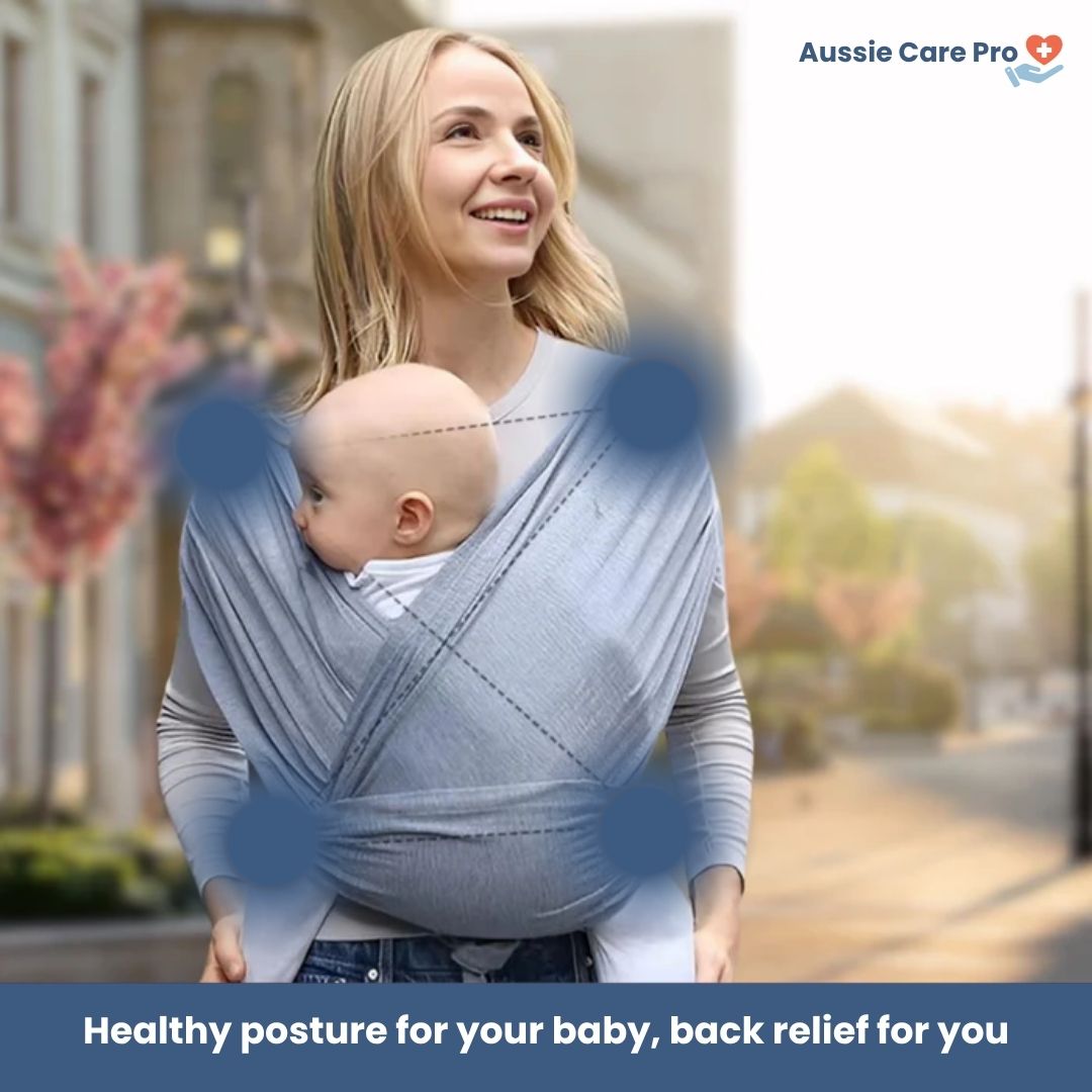 Comfortable Baby Carrier Sling - Adjustable Ergonomic Wrap