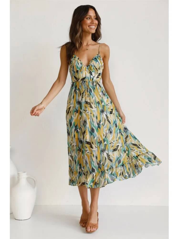 Comfortable Sunny Maxi Dress