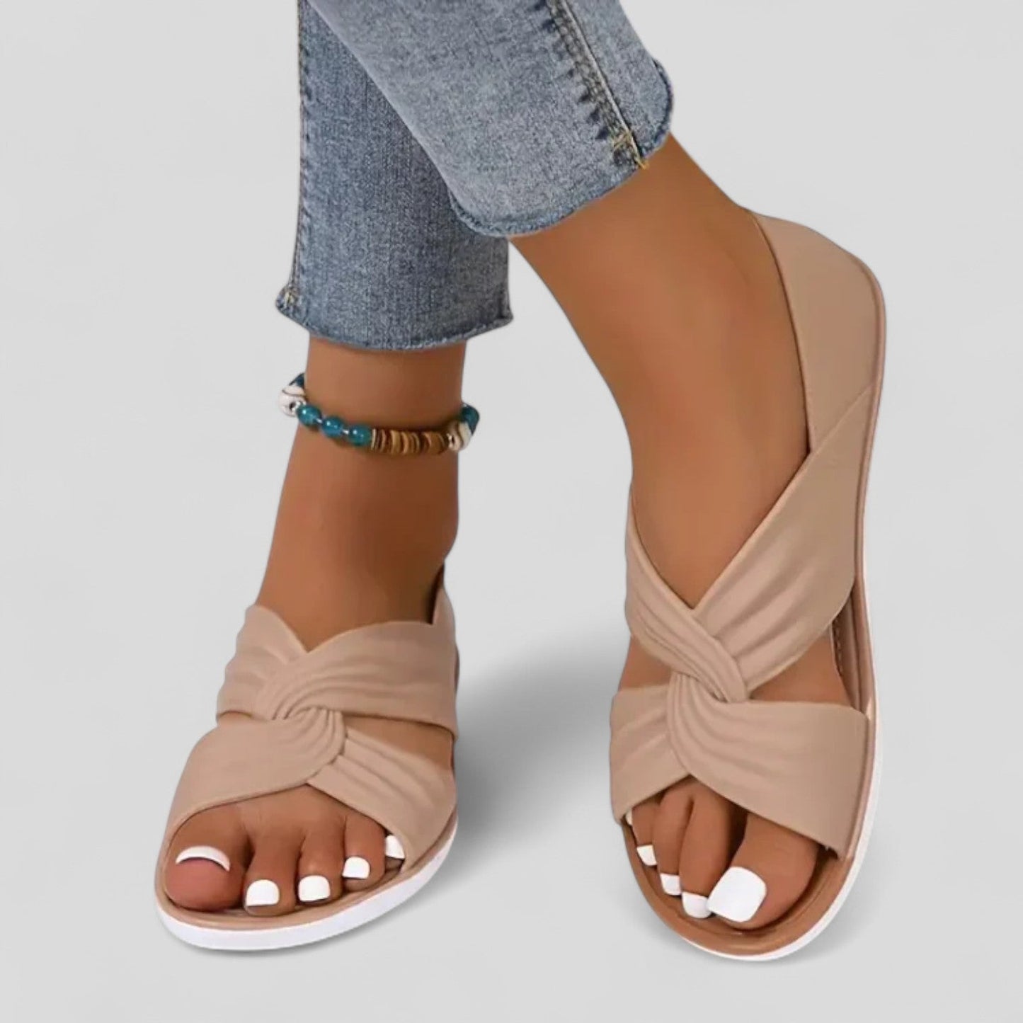 Comfortable Women's Leather Summer Sandals