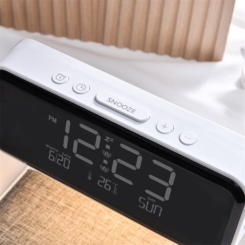 Smart LED Bedside Table Lamp with USB Charger