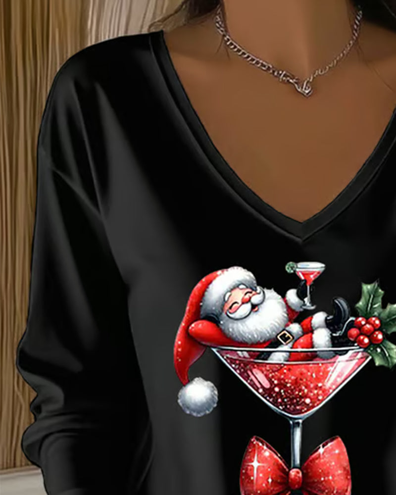 Women's Classic V Neck T Shirt