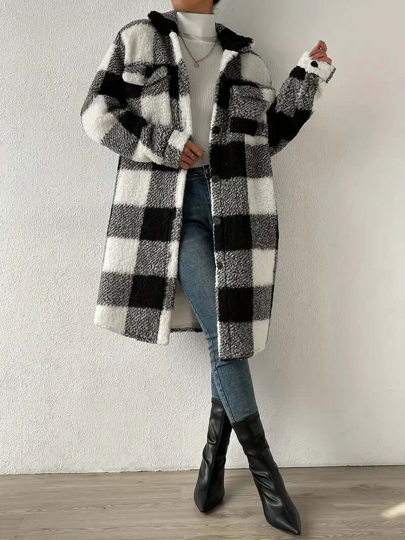 Classic Plaid Winter Jacket
