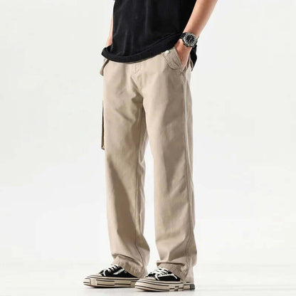Comfortable Men's Casual Cargo Pants with Extra Pockets