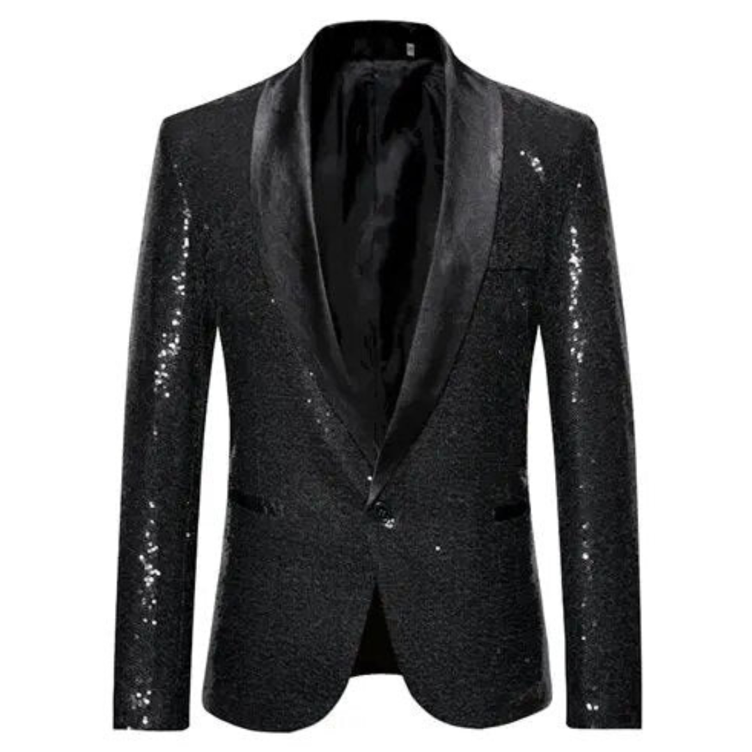 Glittering Night Out Coat for Men - Luxivelle
