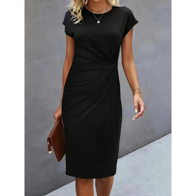 Ladies Elegant Midi Dress - Luxivelle