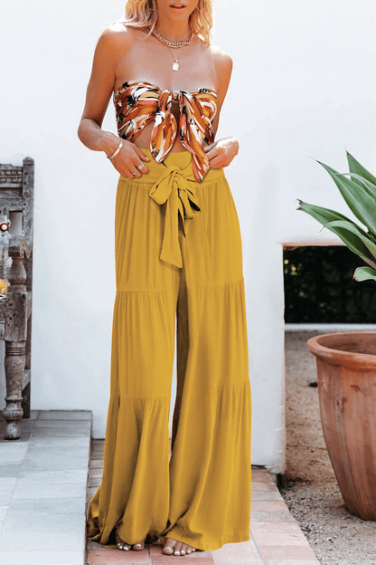 Comfortable Women's Relaxed Fit Wide Leg Trousers