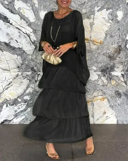 Long Sleeve Flowy Maxi Dress