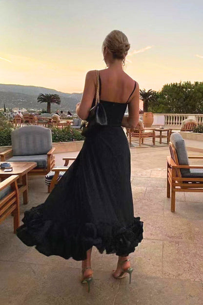 Elegant Floor Length Evening Dress