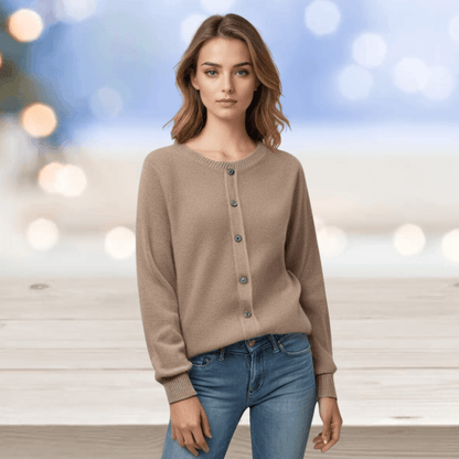 Soft V Neck Cashmere Sweater for Women