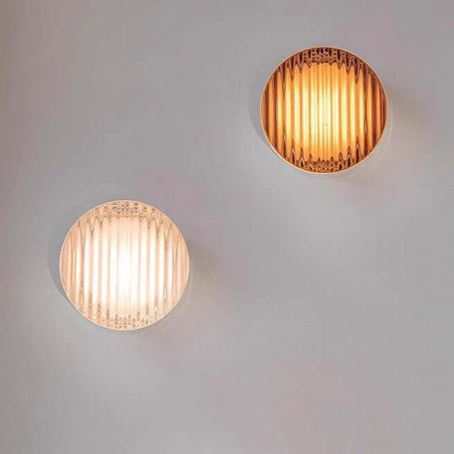 Contemporary Circular LED Outdoor Wall Lamp