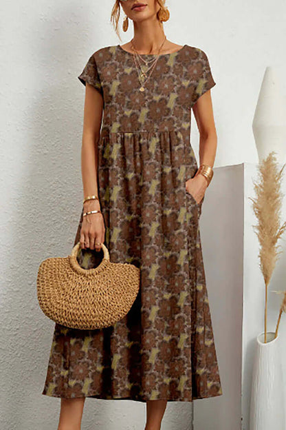 Ladies' Floral Casual Summer Dress