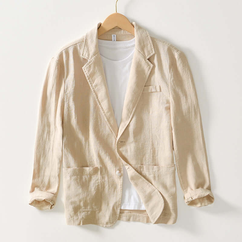 Breathable Summer Mens Blazer Jacket
