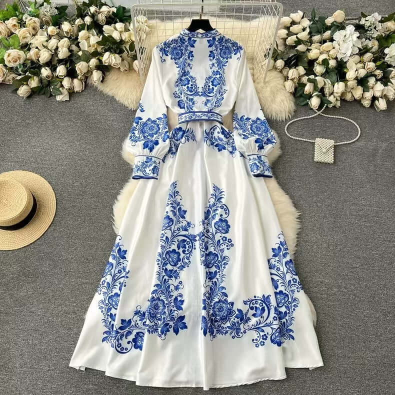 Casual Buckled A-Line Mid Dress