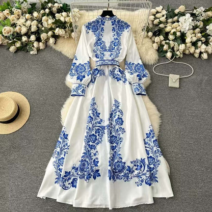 Casual Buckled A-Line Mid Dress