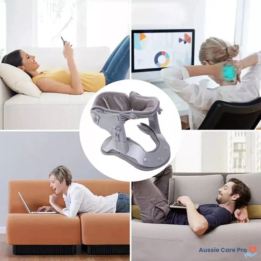Therapeutic Neck Relief Device with Heat Therapy