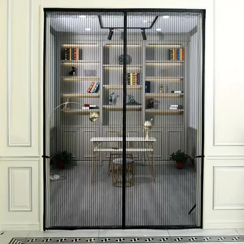 Easy Fit Magnetic Screen Door with Automatic Close