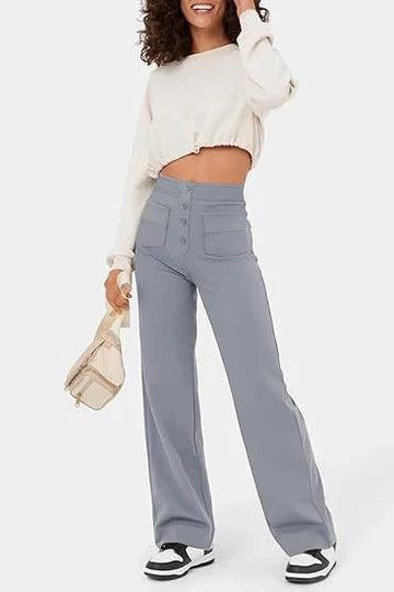 Comfortable Fit Women's High Waist Pants