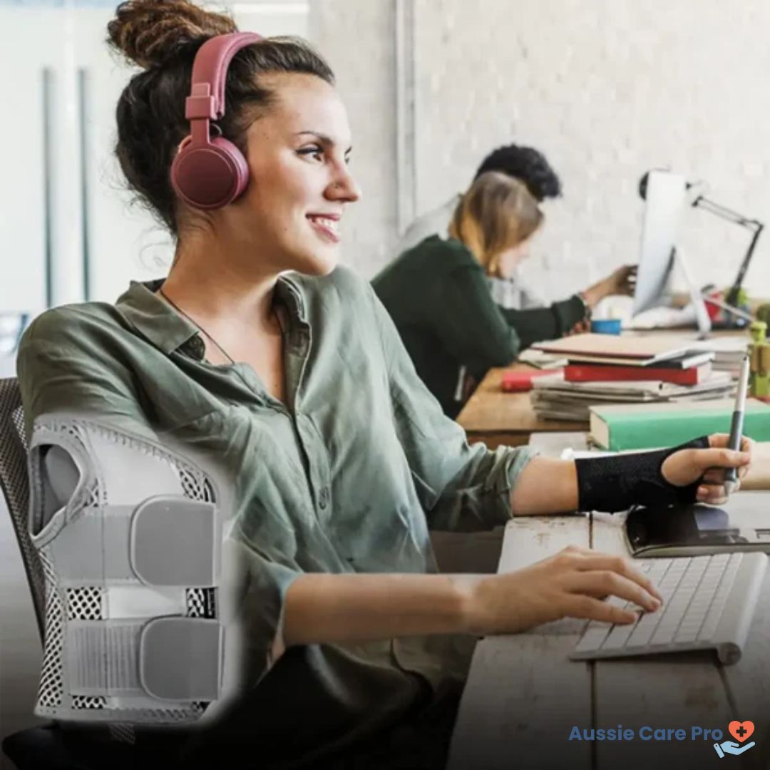 Comfortable Wrist Brace with Adjustable Support